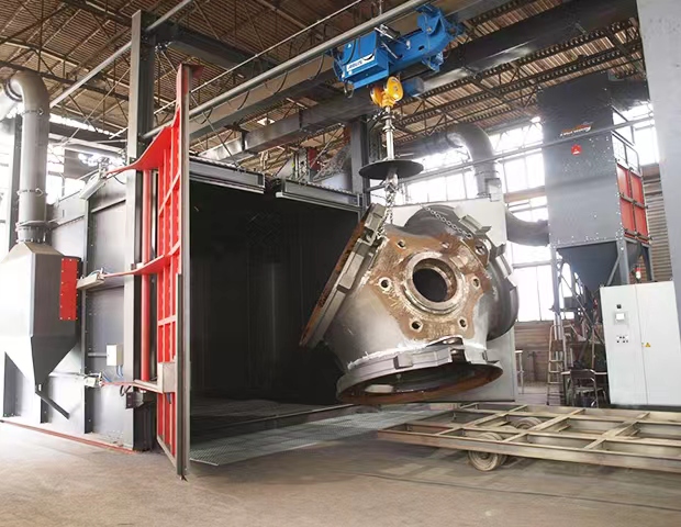 大型吊鉤拋丸機