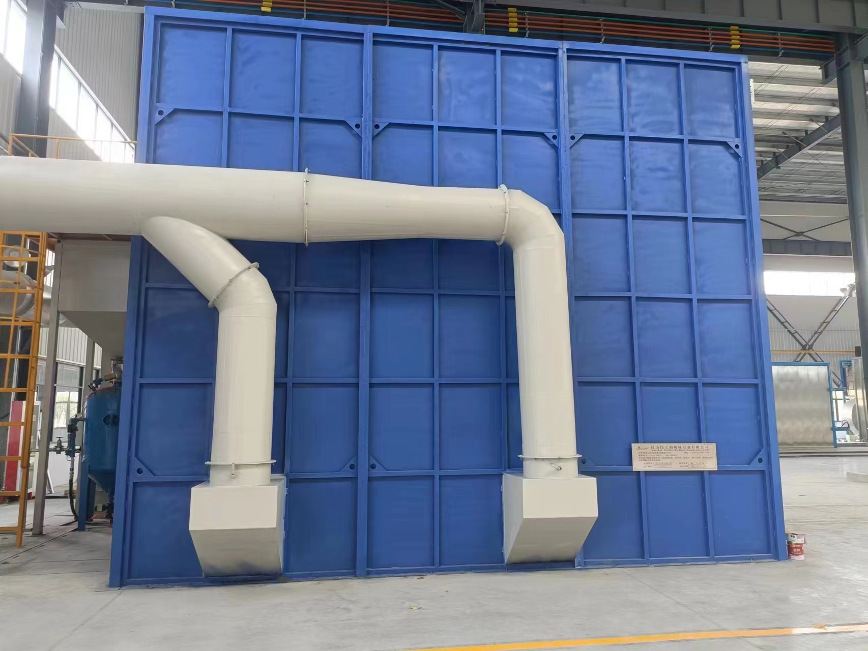 人工回收噴砂房